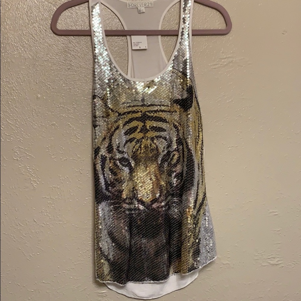 Sequins Tank Top Soze S